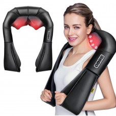 Zenet Zet-758 Massagegerät Nackenmassagegerät mit Wärme, Shiatsu Massagegerät Rückenmassagegerät mit 3D Massageköpfen, Muskelschmerzlinderung für Nacken, Rücken, Schulter
