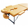 Massage table ZENET ZET-1044 size M yellow