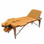 Massage table ZENET ZET-1047 size L yellow