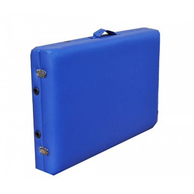 Масажна кушетка Zenet 1049 размер L, тъмно синя, трисекторна, алуминиева