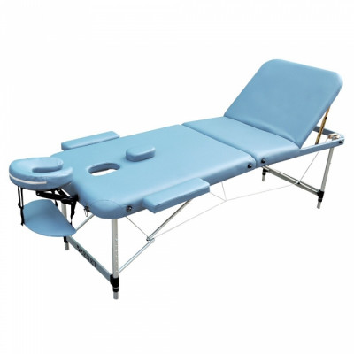 Massage table Zenet ZET-1049 size M light blue